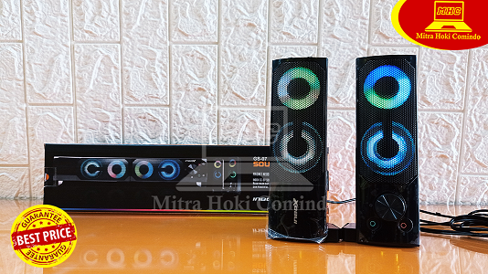 Speaker Gaming Inbox RGB GS07 Soundbar USB Murah
