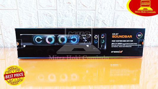 Speaker Gaming Inbox RGB GS07 Soundbar USB Murah