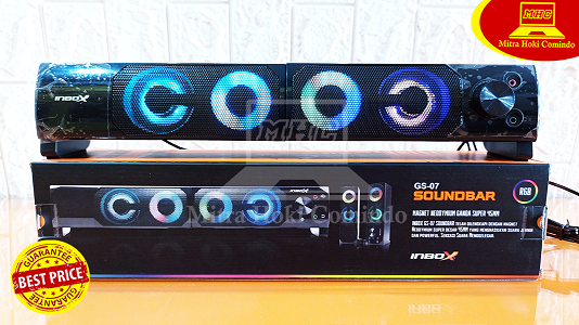 Speaker Gaming Inbox RGB GS07 Soundbar USB Murah