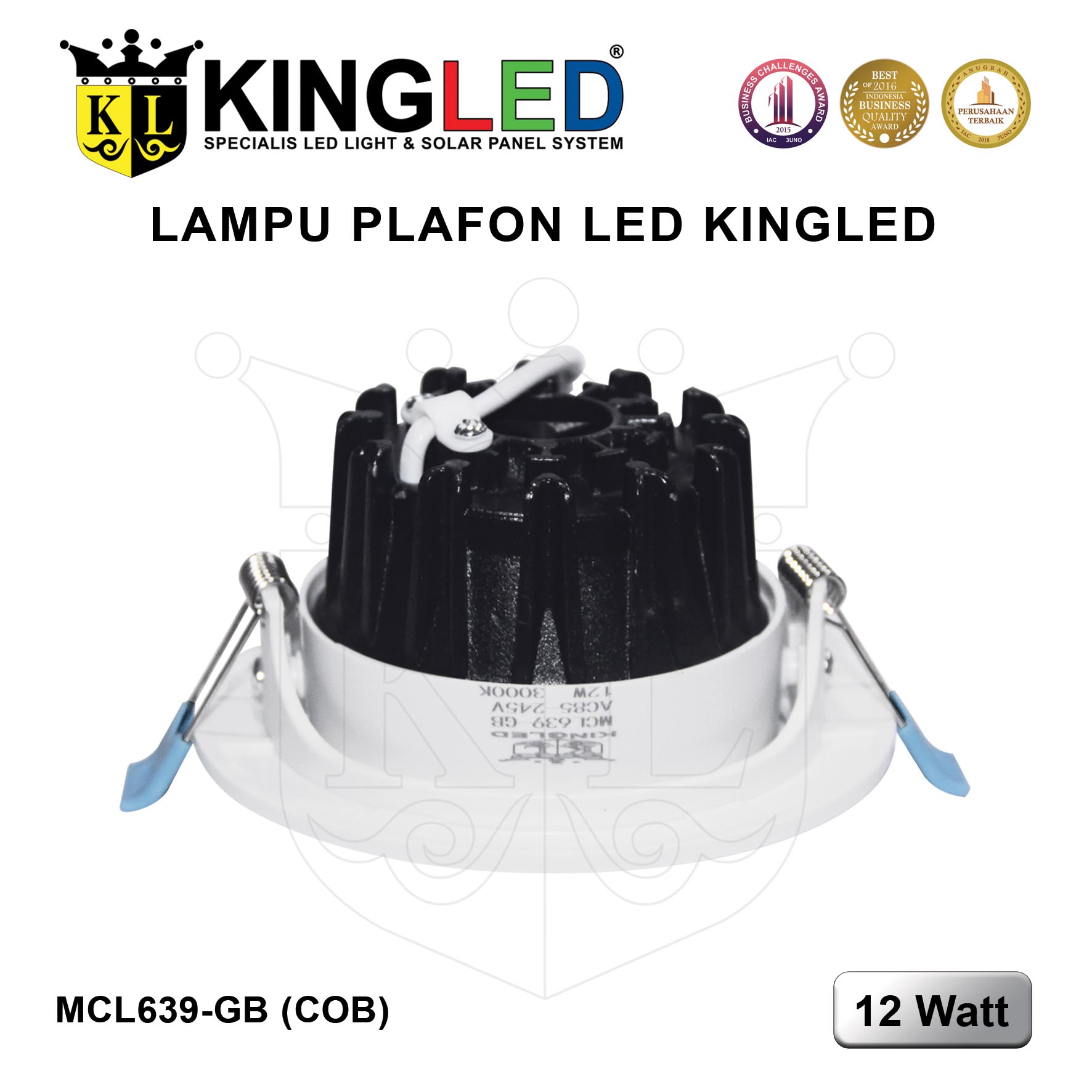 Lampu Plafon LED 12 Watt COB / LED Downlight 12 Watt COB