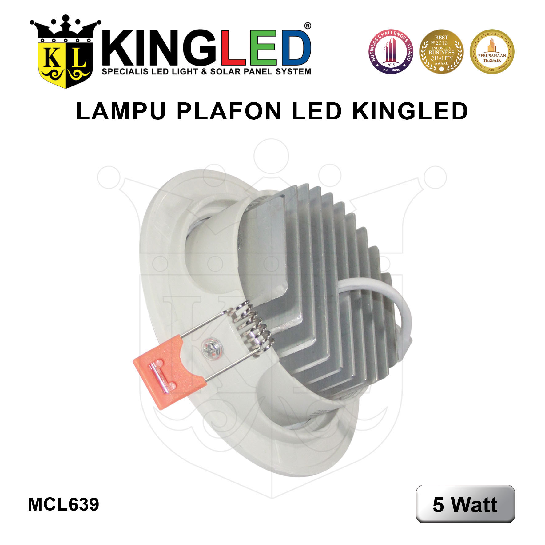 Lampu Plafon LED 5 Watt / LED DownLight 5 Watt