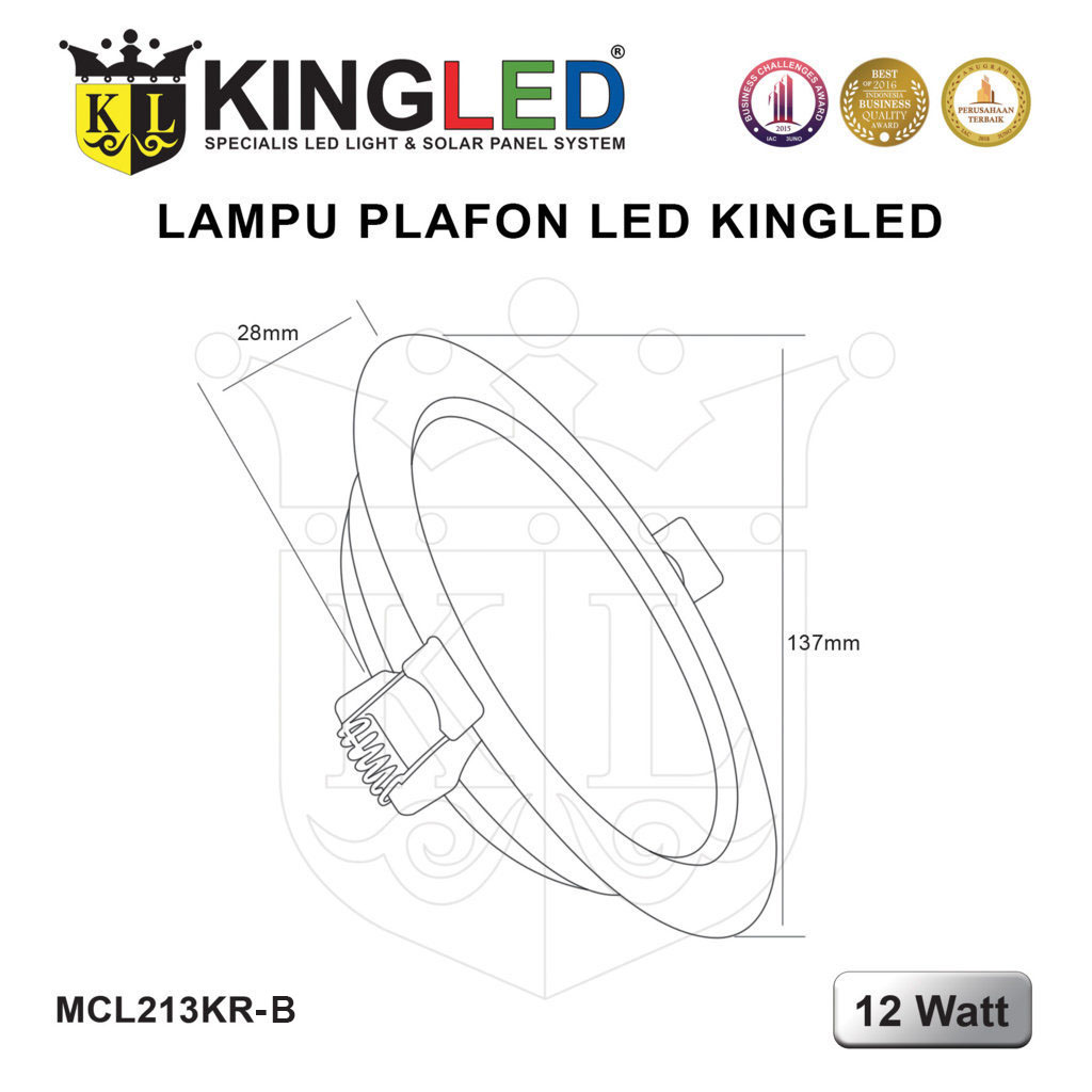 Lampu Plafon LED 12 Watt / DownLight LED 12 Watt