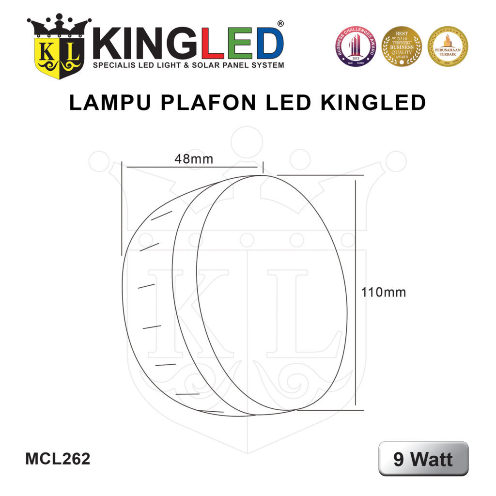 Lampu Plafon OutBow LED 9 Watt / DownLight OutBow LED 9 Watt