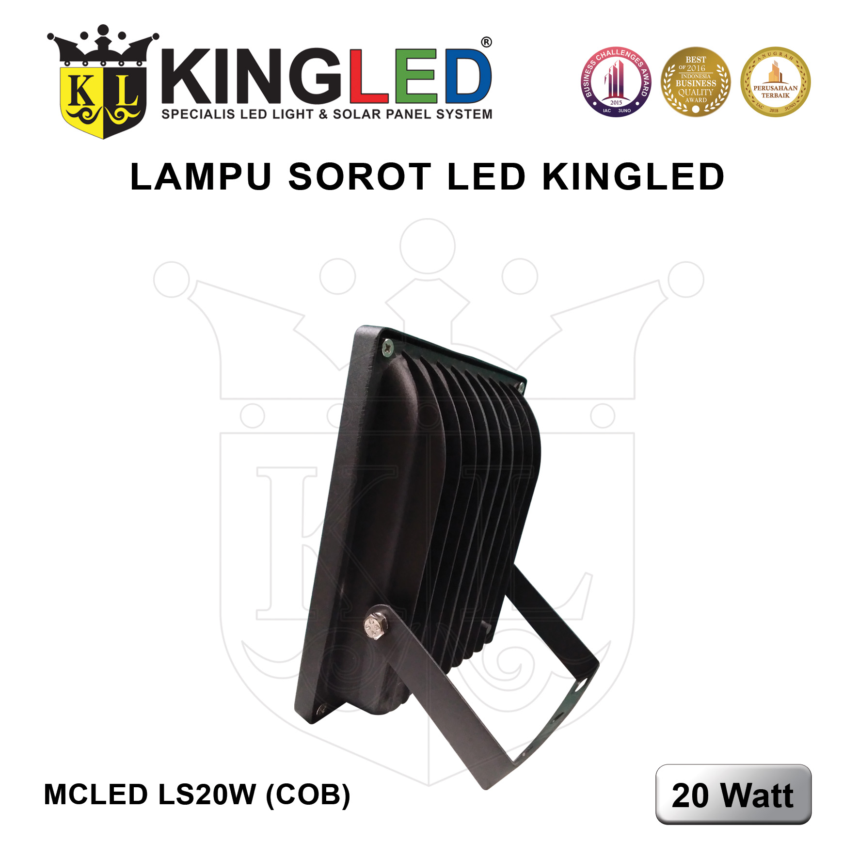 Lampu Sorot LED COB 20 Watt / LED FloodLight 20 Watt COB