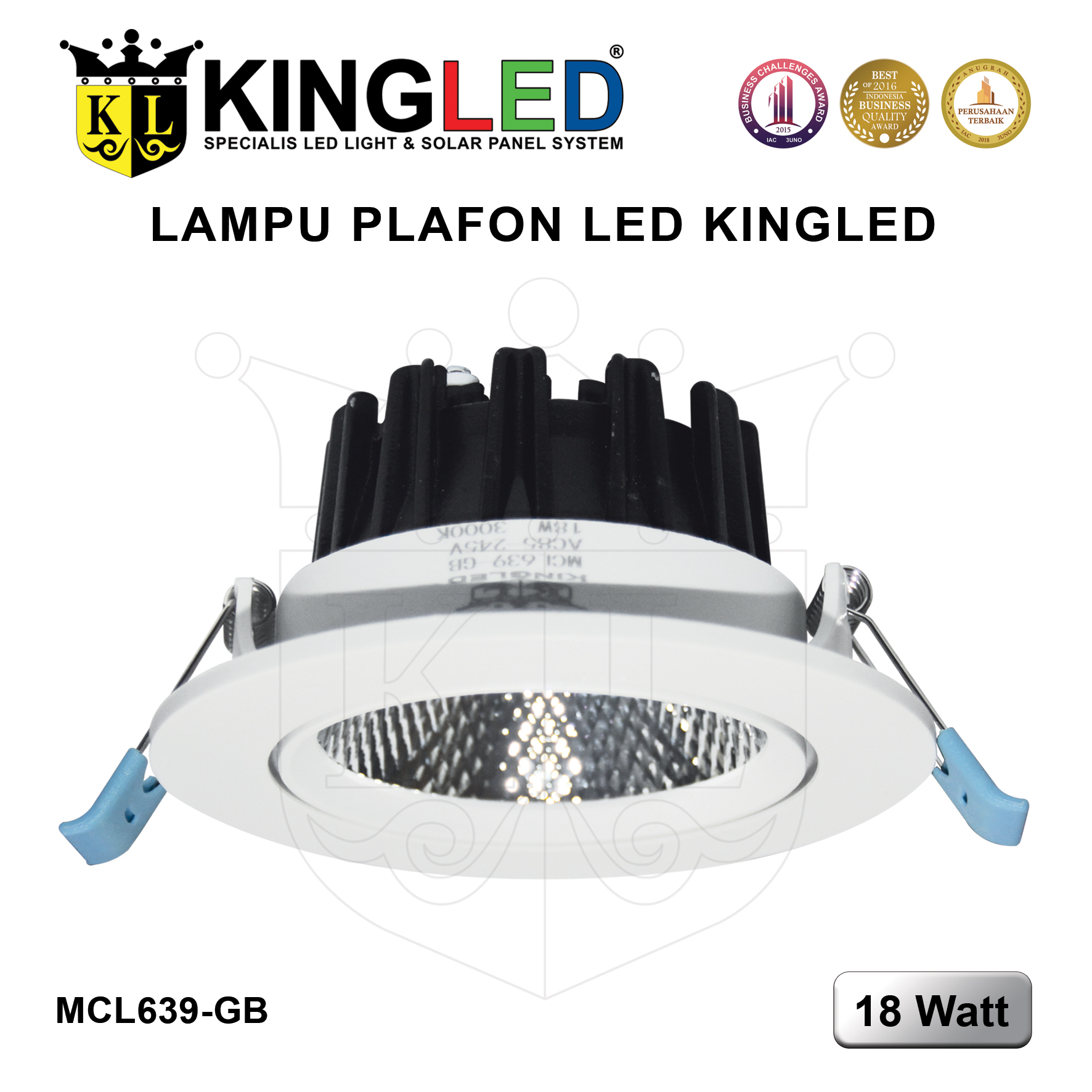 Lampu Plafon LED 18 Watt COB / LED Downlight 18 Watt COB