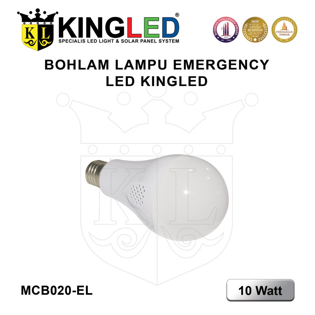 Lampu Bola LED Emergency 10 Watt / LED Bulb Emergency 10 Watt