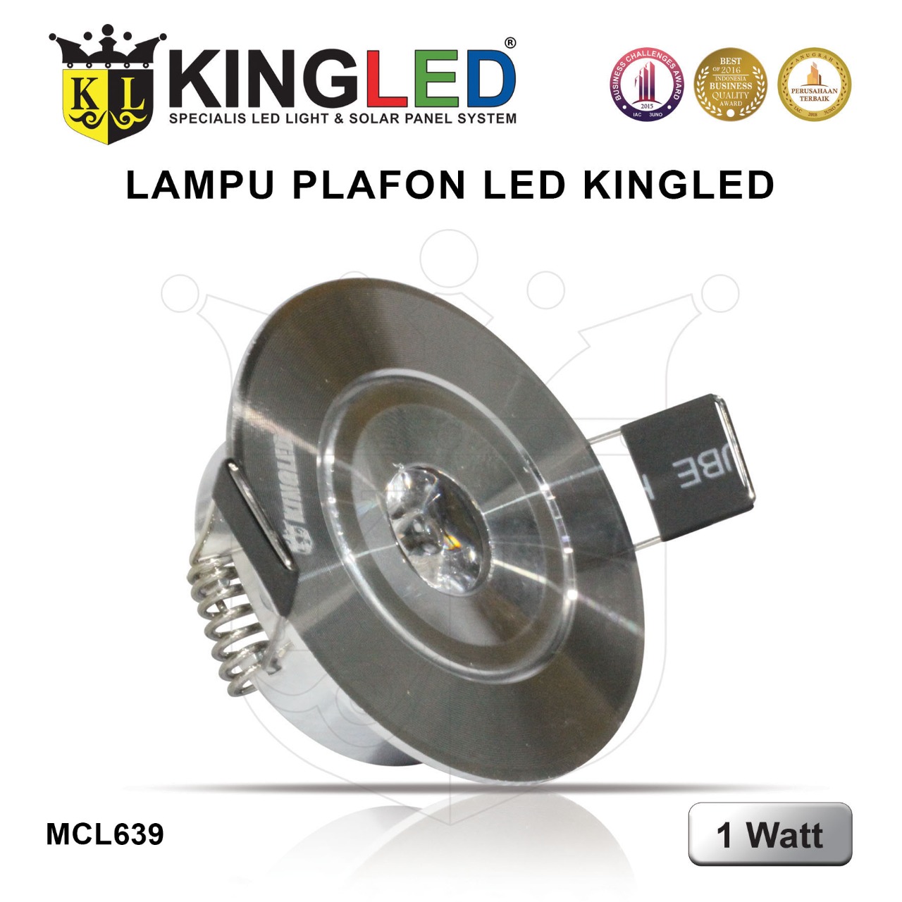 Lampu Plafon LED 1 Watt / LED  DownLight 1 Watt