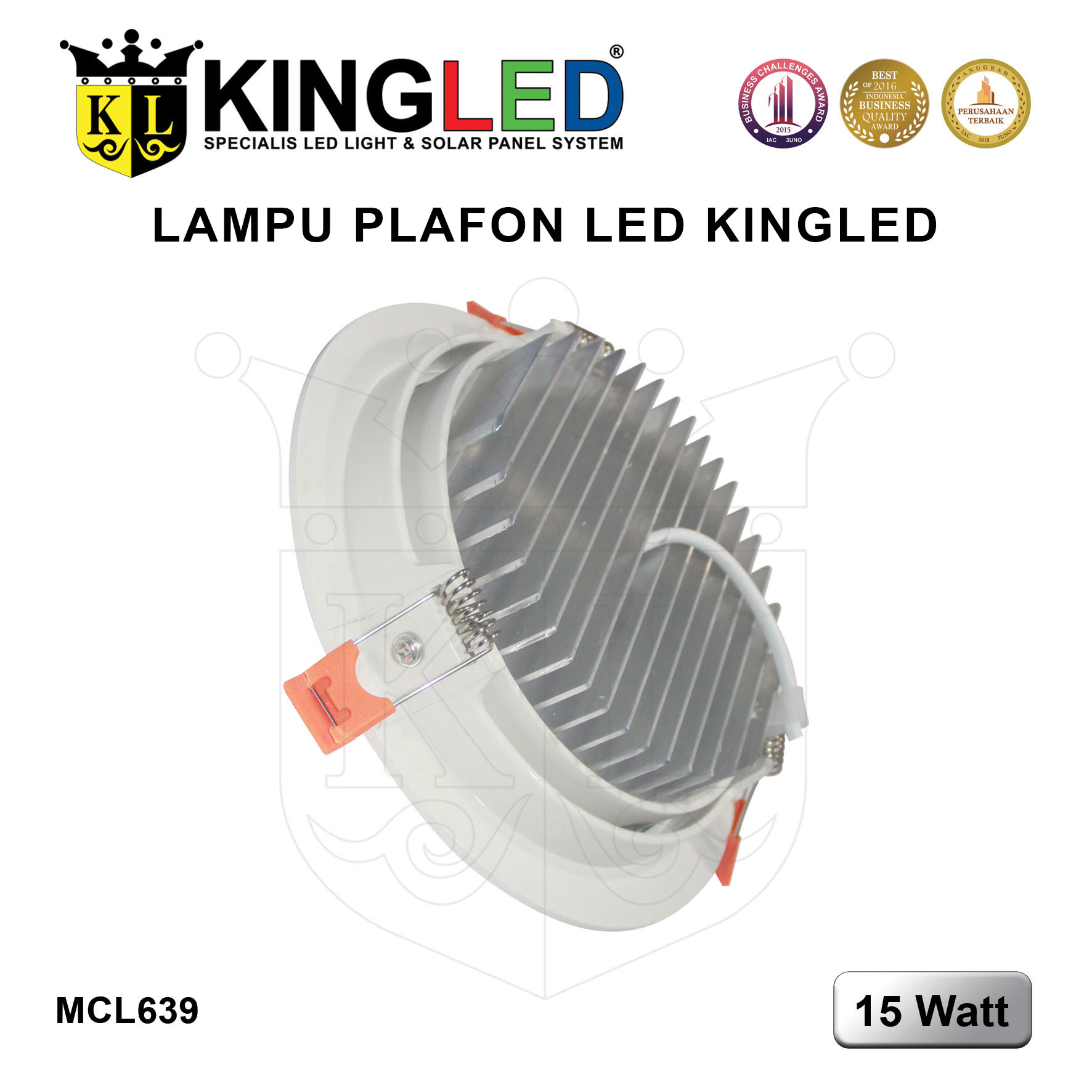 Lampu Plafon LED 15 Watt / Downlight LED 15 Watt