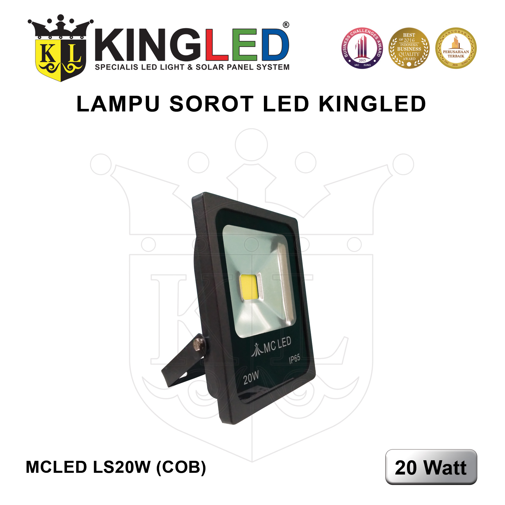 Lampu Sorot LED COB 20 Watt / LED FloodLight 20 Watt COB