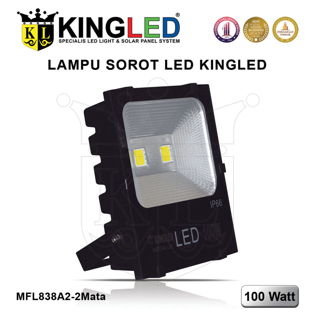 Megalux Lampu Sorot LED 100 Watt COB / Megalux LED Floodlight 100 Watt COB