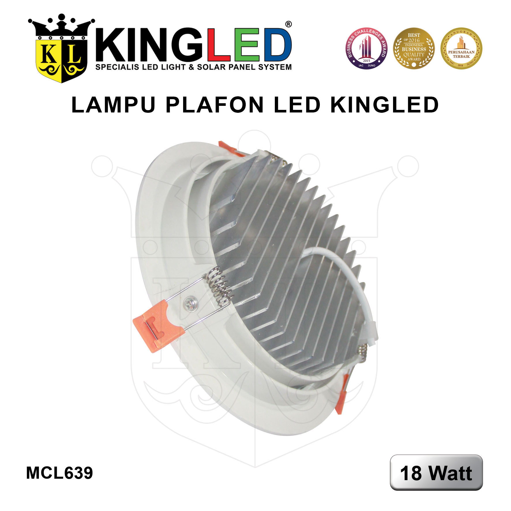 Megalux Lampu Plafon LED 18 Watt / LED Megalux DownLight 18 Watt