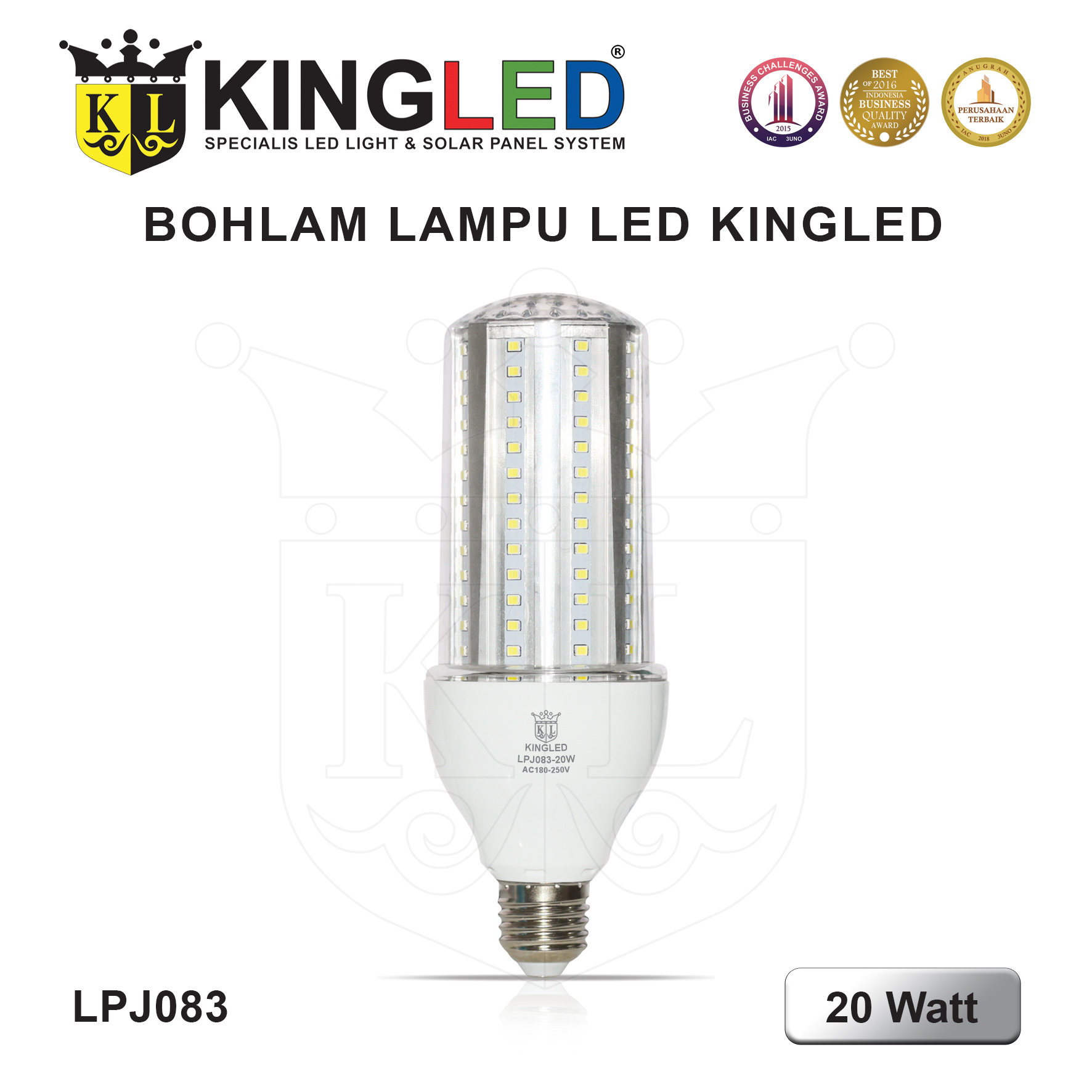 Lampu Pijar LED 20 Watt / Bulb LED 20 Watt