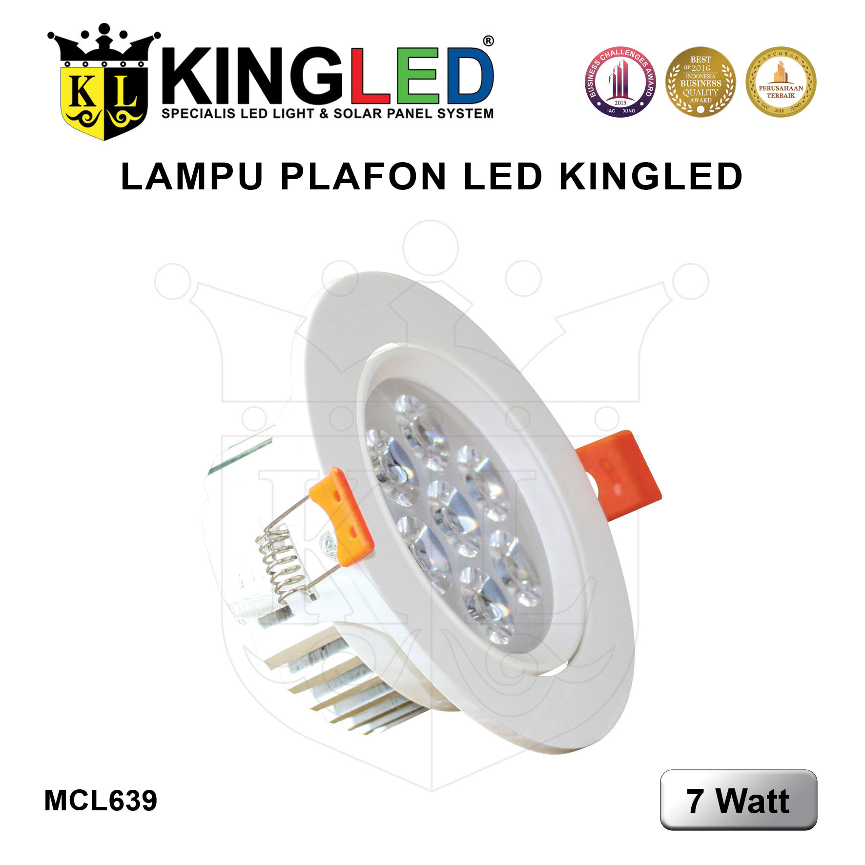 Lampu Plafon LED 7 Watt / LED DownLight 7 Watt